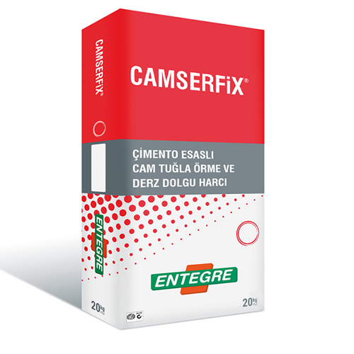 CAMSERFiX Çimento Esaslı Cam Tuğla Örme ve Derz Dolgu Harcı