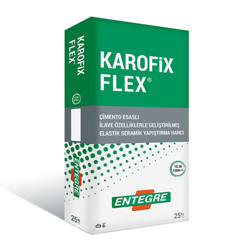 KAROFiX FLEX® Çimento Esaslı, İlave Özelliklerle Geliştirilmiş Elastik Seramik Yapıştırma Harcı