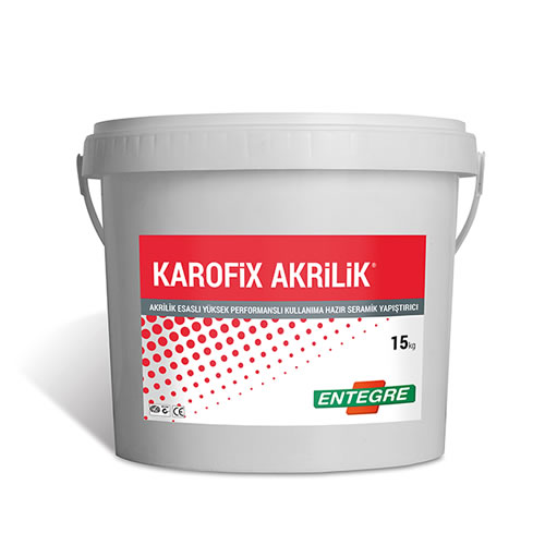 KAROFiX AKRiLiK® Akrilik Esaslı Yüksek Performanslı Kullanıma Hazır Seramik Yapıştırıcı