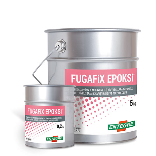 FUGAFiX EPOKSi® Epoksi Esaslı, Yüksek Mukavemetli, Kimyasallara Dayanıklı, Antibakteriyel Seramik Yapıştırıcısı ve Derz Dolgusu