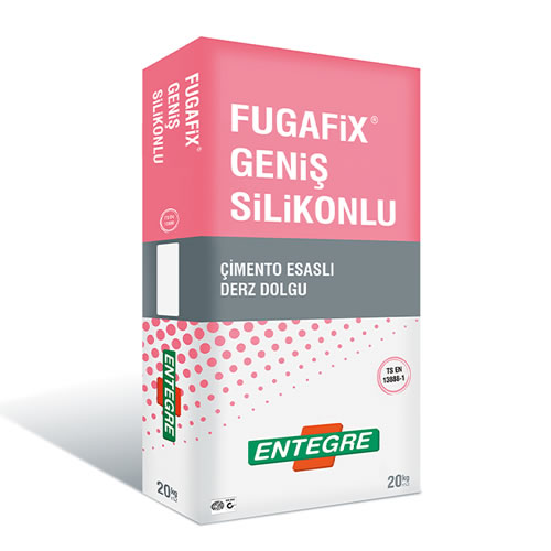 FUGAFIX GENİŞ® SİLİKONLU Çimento Esaslı, Silikon Katkılı, Yüksek Performanslı Kullanıma Hazır Geniş Derz Dolgu