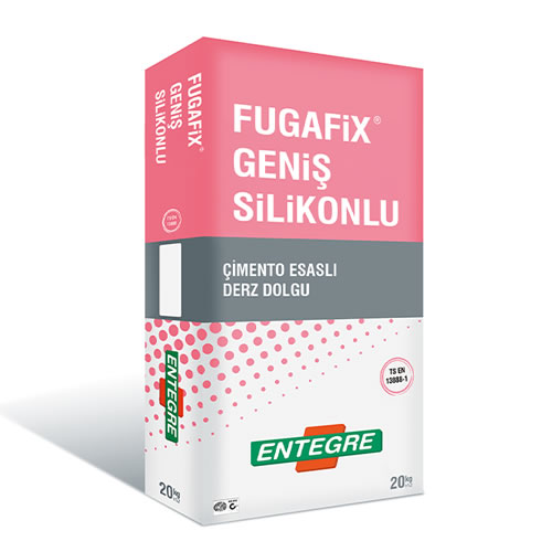 FUGAFIX GENİŞ® SİLİKONLU Çimento Esaslı, Silikon Katkılı, Yüksek Performanslı Kullanıma Hazır Geniş Derz Dolgu