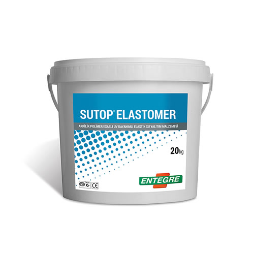 SUTOP® ELASTOMER Akrilik (Elastomerik) Reçine Esaslı, UV Dayanımlı Elastik Su Yalıtım Malzemesi