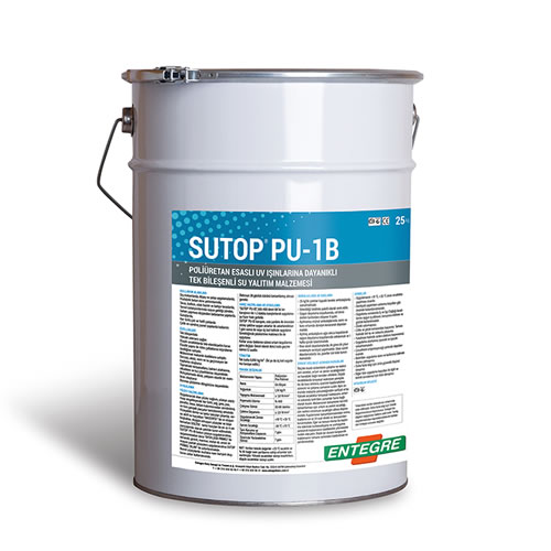 SUTOP® PU-1B Poliüretan Esaslı, UV Işınlarına Dayanıklı, Tek Bileşenli, Elastik Su Yalıtım Malzemesi
