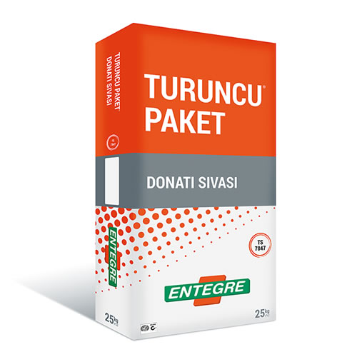TURUNCU PAKET® DONATI SIVASI Çimento Esaslı Isı Yalıtım Plakası Donatı Sıvası
