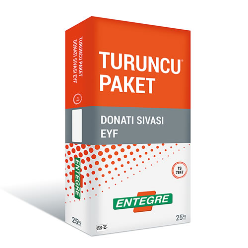 TURUNCU PAKET® DONATI SIVASI EYF Çimento Esaslı Elyaf Katkılı Isı Yalıtım Plakası Donatı Sıvası