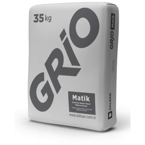 GRİO Matik Çimento Esaslı Hazır Makine Sıvası